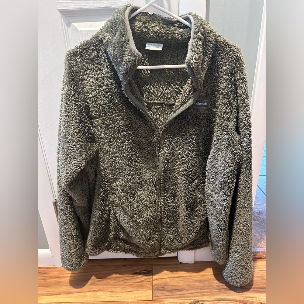 Columbia Women's Fleece Jacket - Olive Green